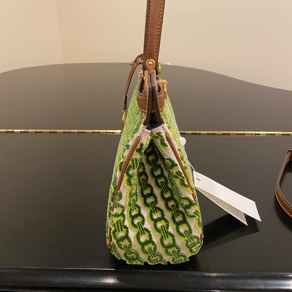 Tory Burch NWT luxury RARE Authentic Lee Radziwill Fil Coupe Small Satchel/bag - Picture 12 of 17